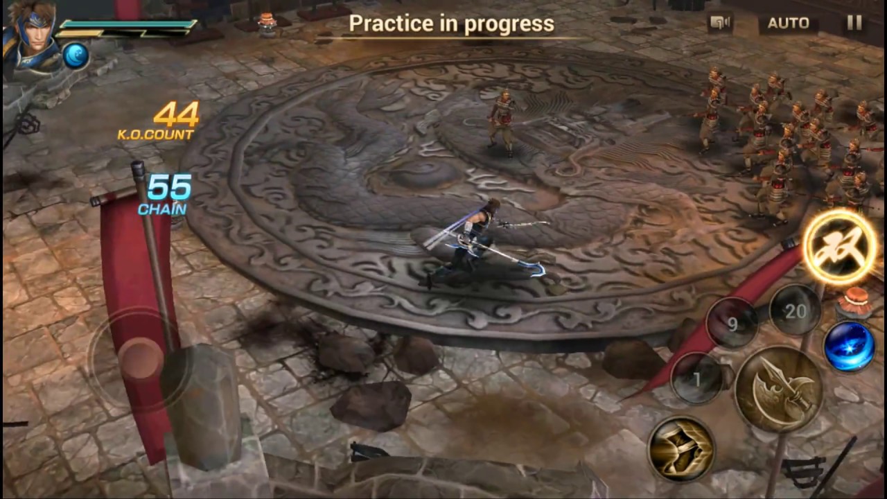 Yue Jin - Dynasty Warriors Unleashed Game Play