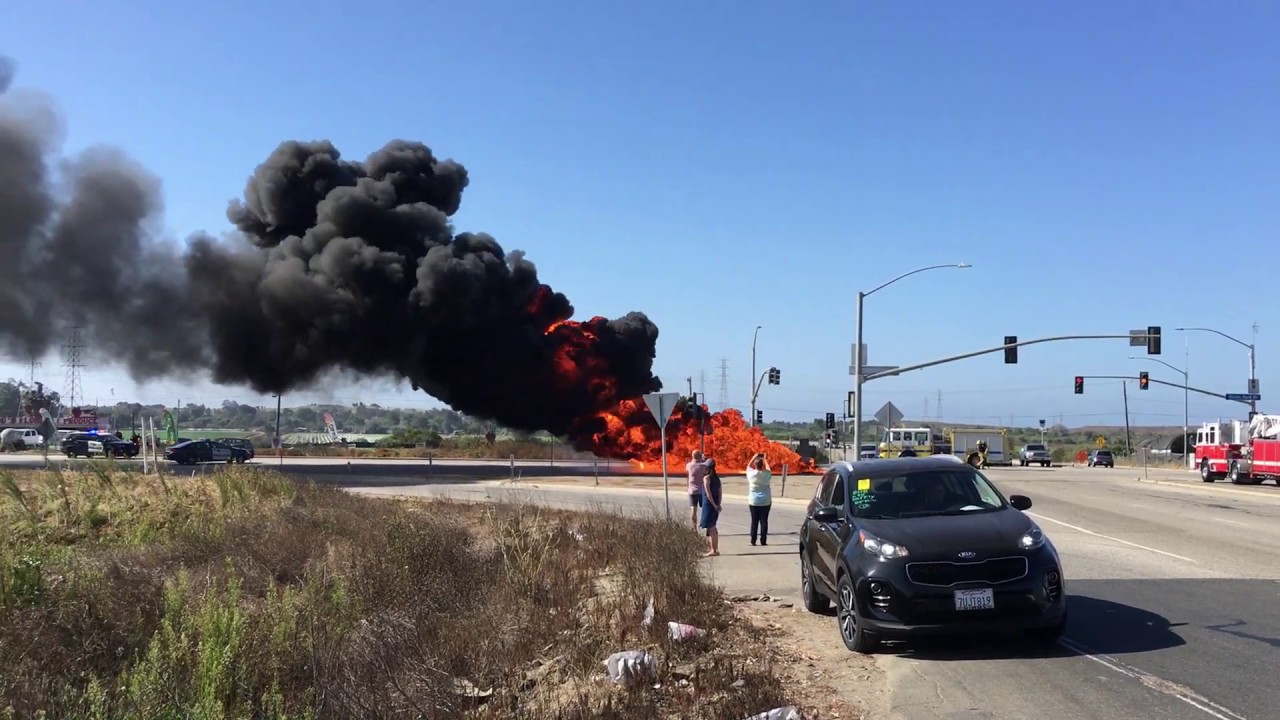 Kia Car Fire in Ventura Footage by Daniel E. Smith & Rick Ray
