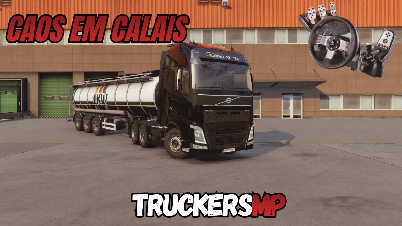 TRUCKERSMP 1.57 ROTA DA M0RT3 CALAIS X DUISBURG MUITO TRANSITO E CAOS!!!