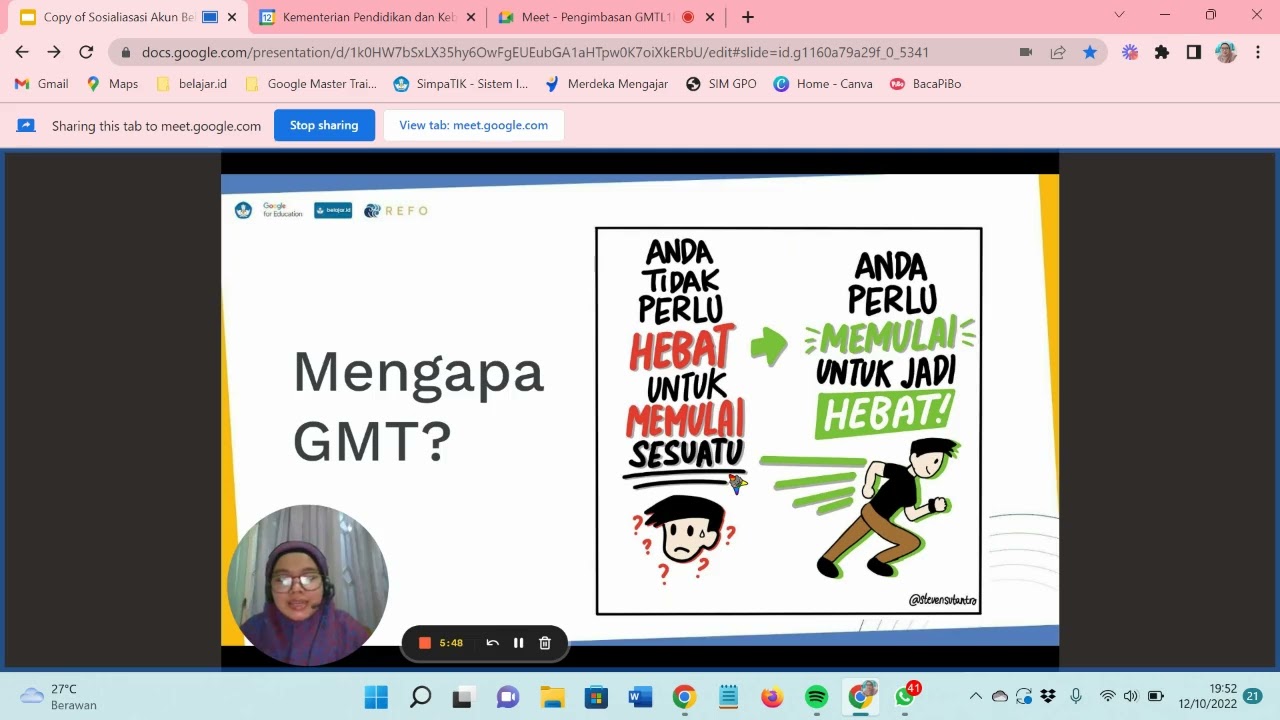 Meet - Pengimbasan GMTL1B7 - 12 October 2022