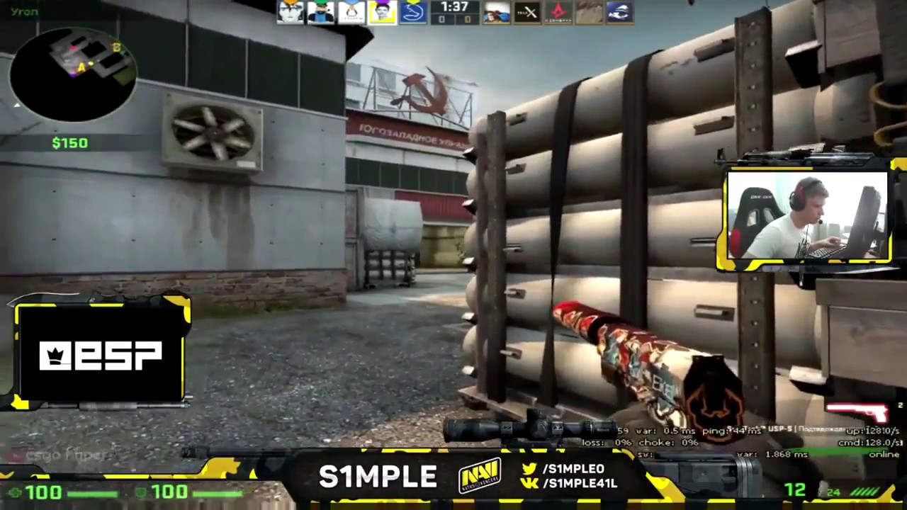 CSGO ¦ Na'Vi S1mple Crazy Highlights