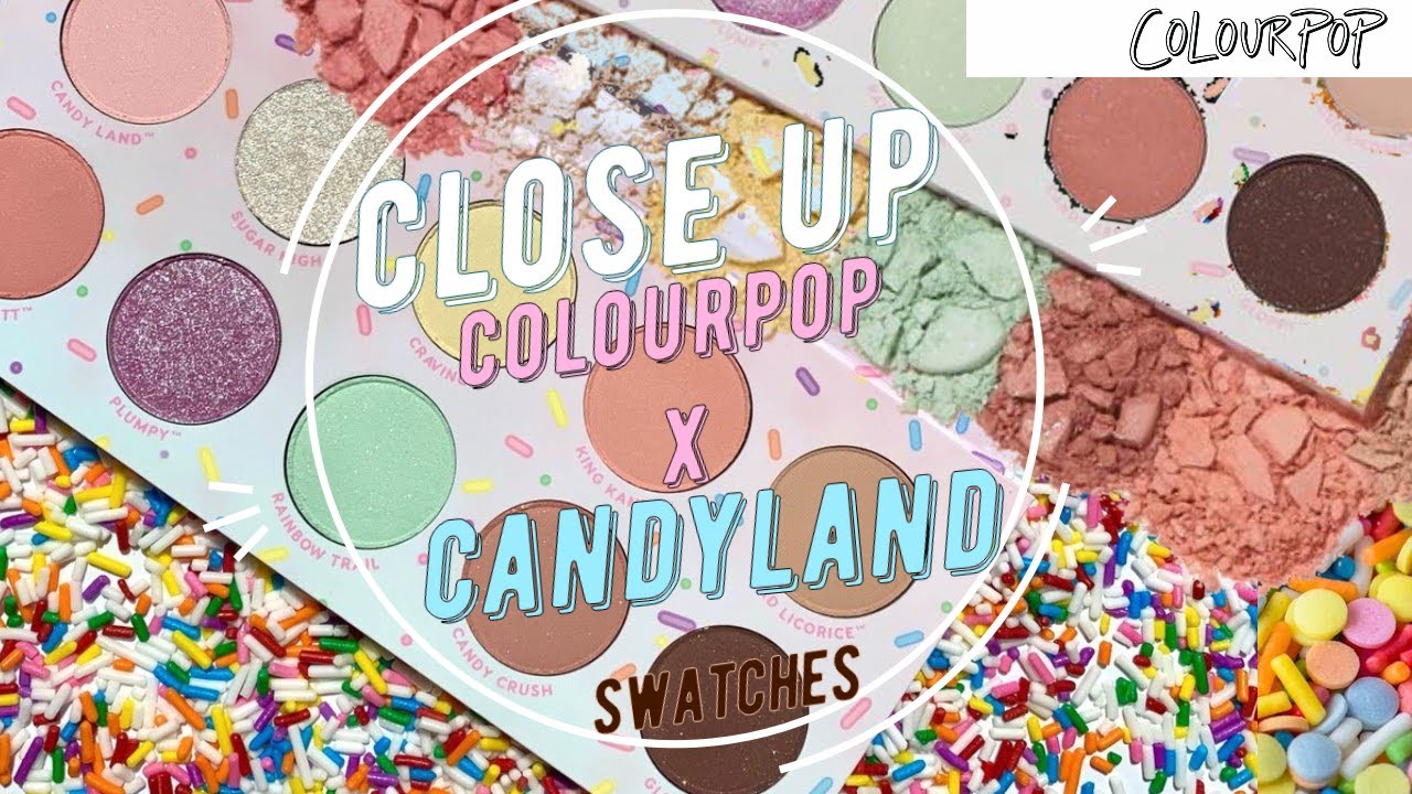 COLOURPOP X CANDYLAND CLOSE UP SWATCHES l NelleDoingThings!
