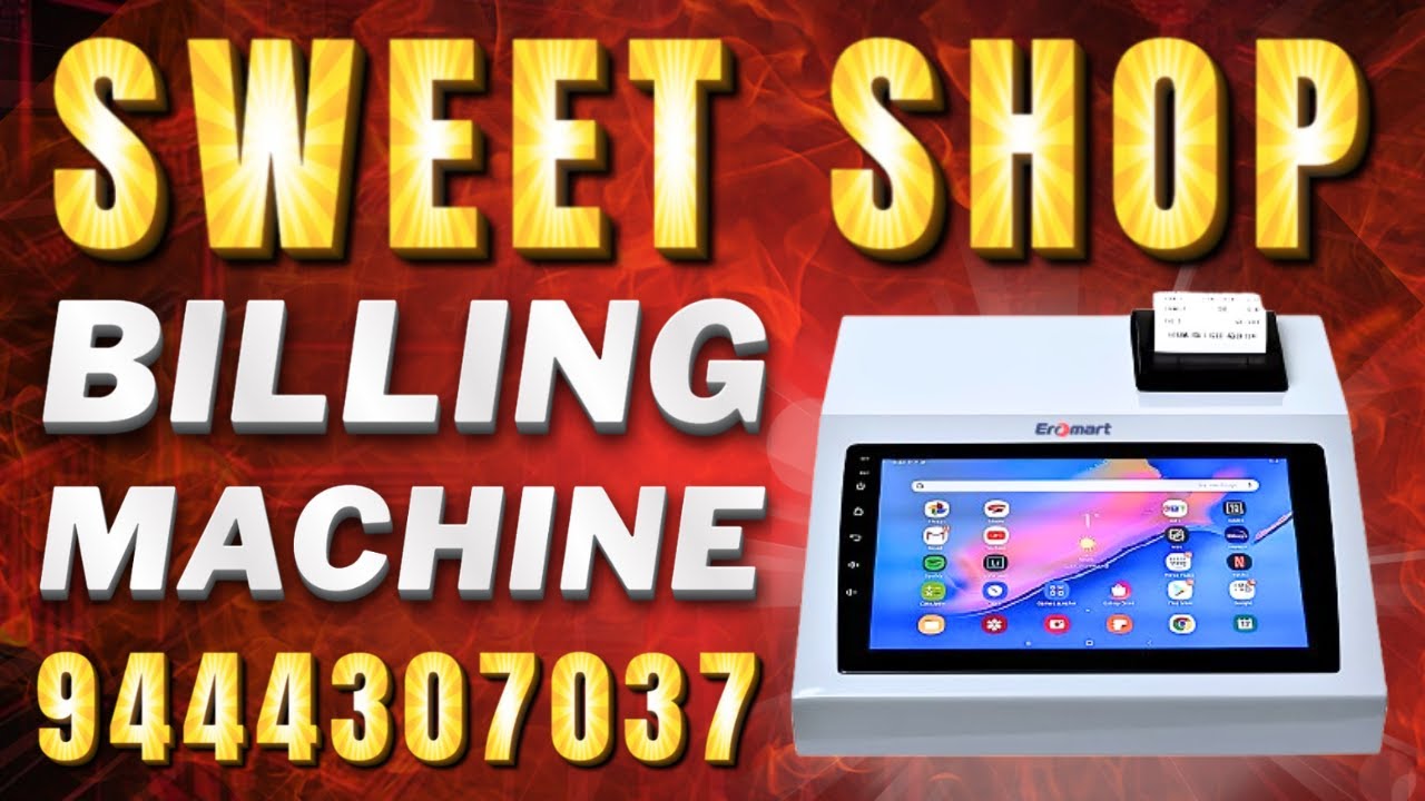 Sweet Shop Billing Machine 