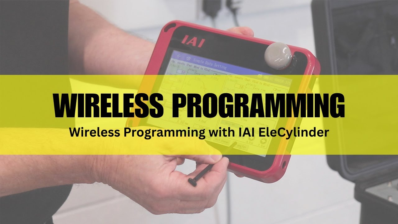 Wireless Programming with IAI EleCylinder