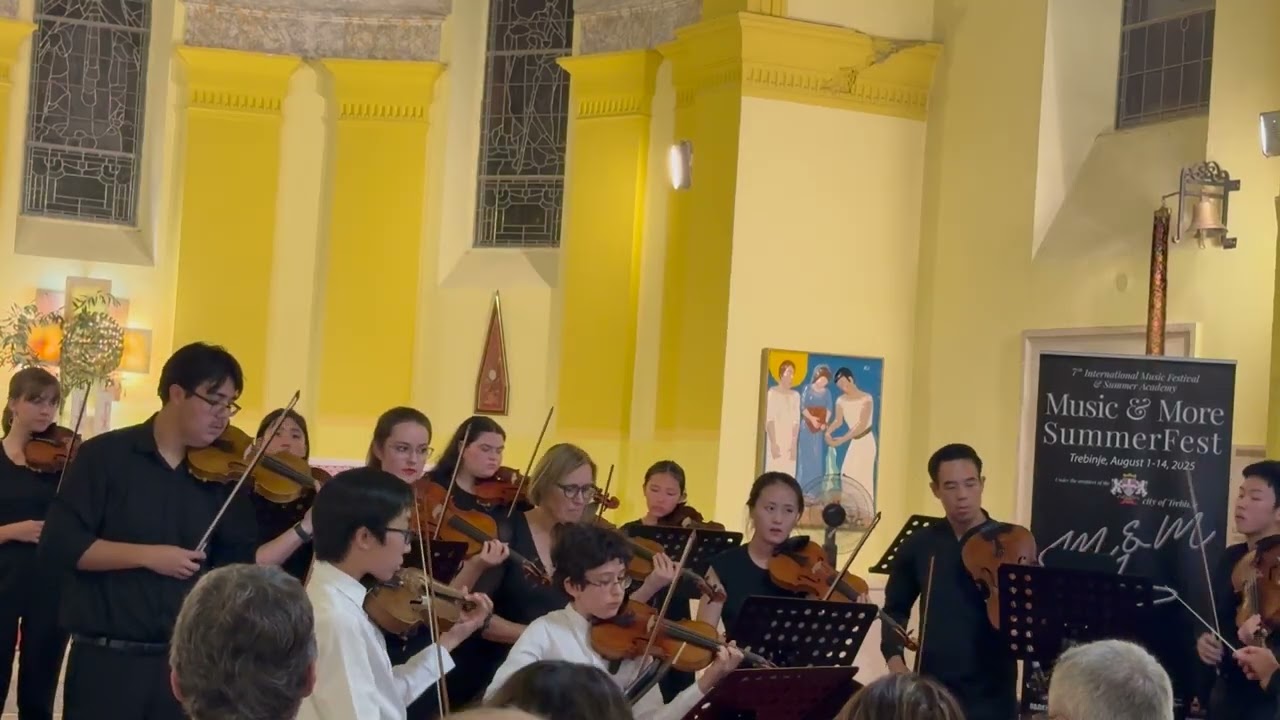 J. S. Bach Concerto for Two Violins in D minor, III: Allegro - Jayden Yoneyama and Liam Alexander