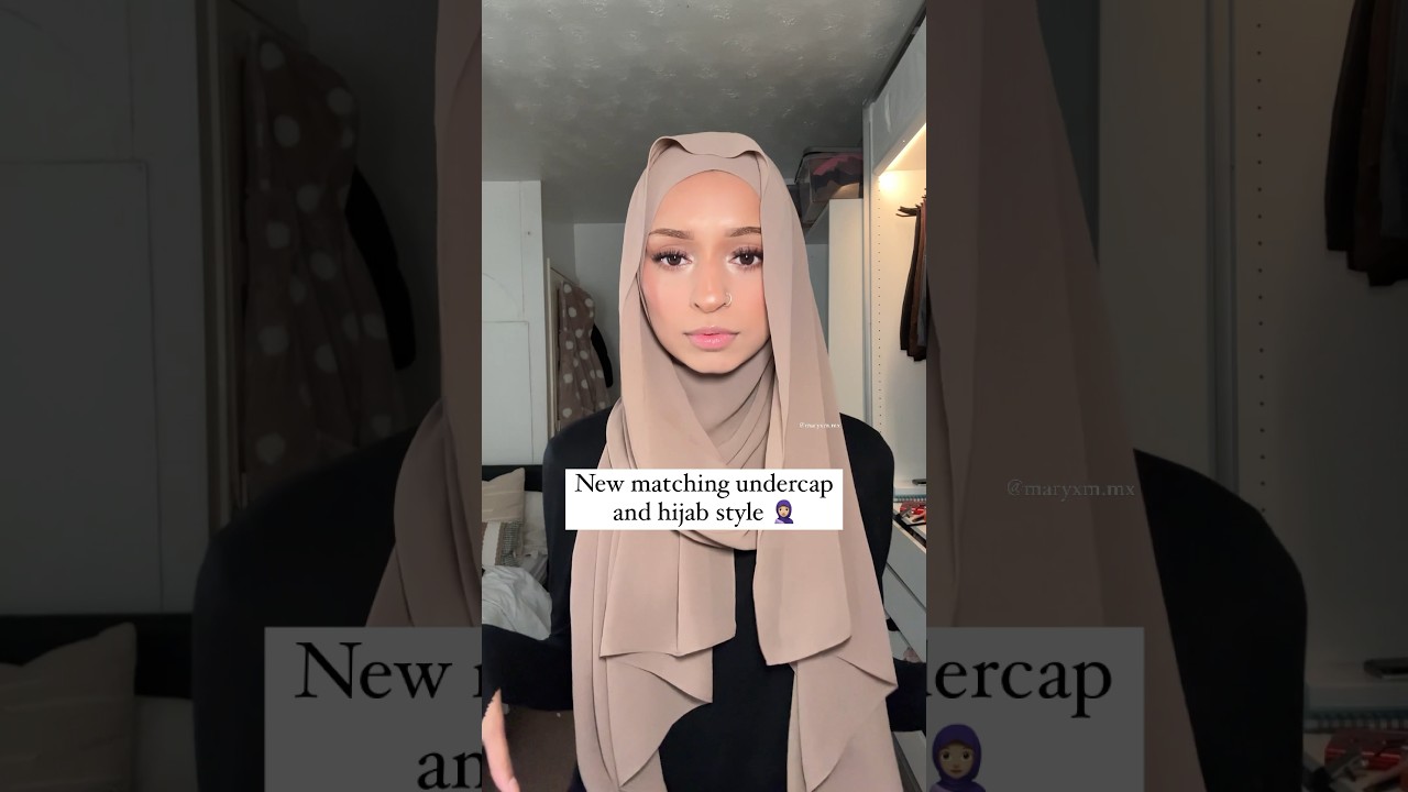Matching undercap and hijab style🧕🏼 follow me on Ig & T1kt0k for more (maryxm.mx) #hijabstyle