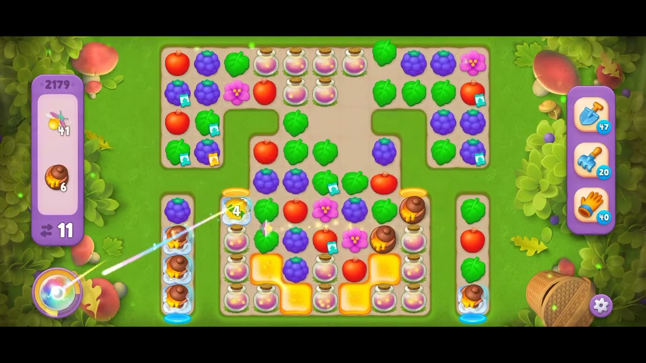 Gardenscapes Level 2179 [No booster] [Super Hard Level] #androidgameplay #gardenscapesgame #tranding