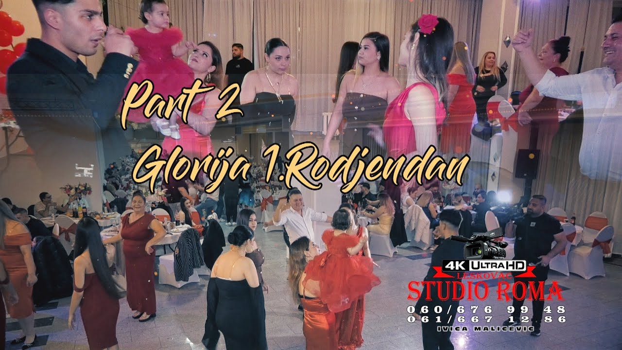 GLORIJA 1-RODJENDAN PART2  BERLIN 08.03.2025 - STUDIO ROMA IVICA 4K LESKOVAC