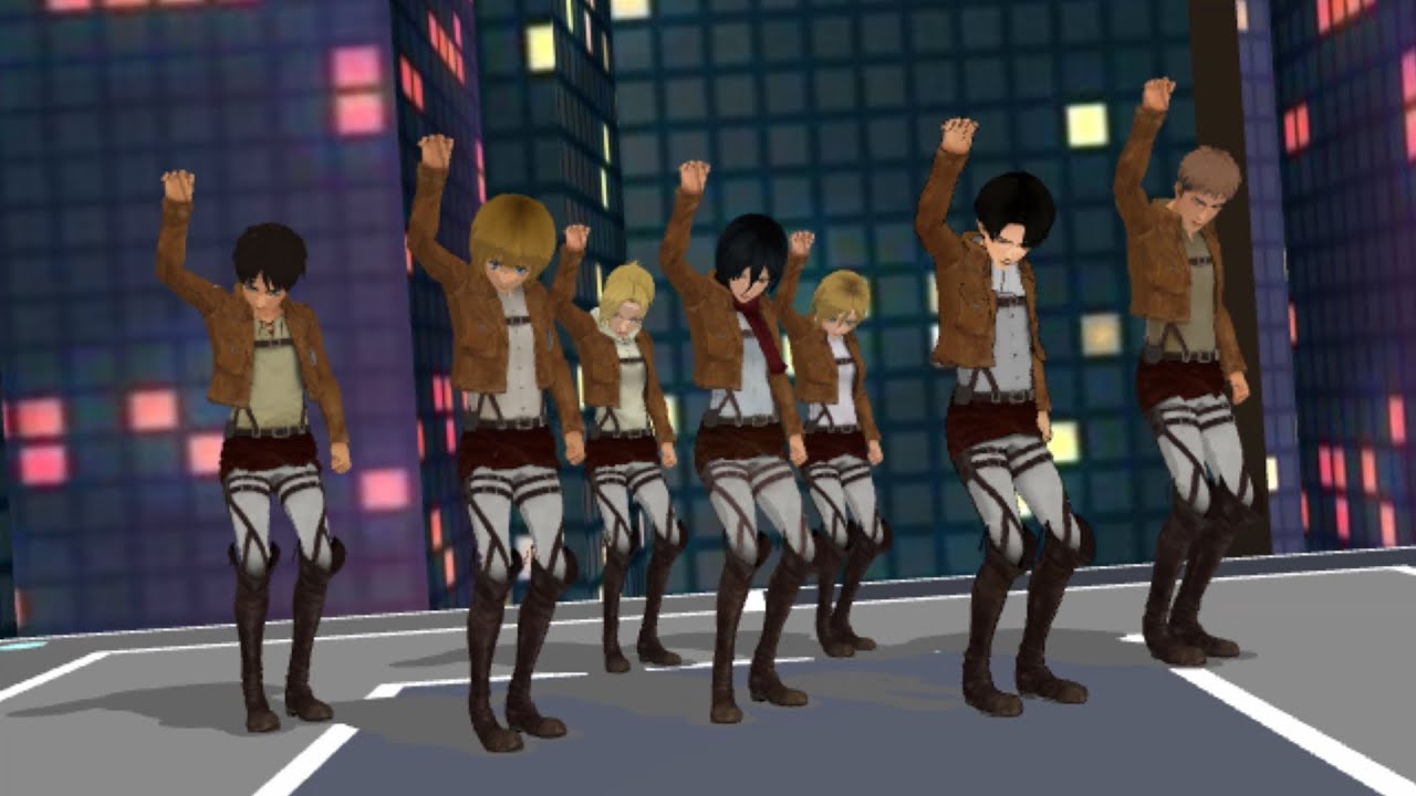 【Attack On Titan】 BTS - Dope / MMD
