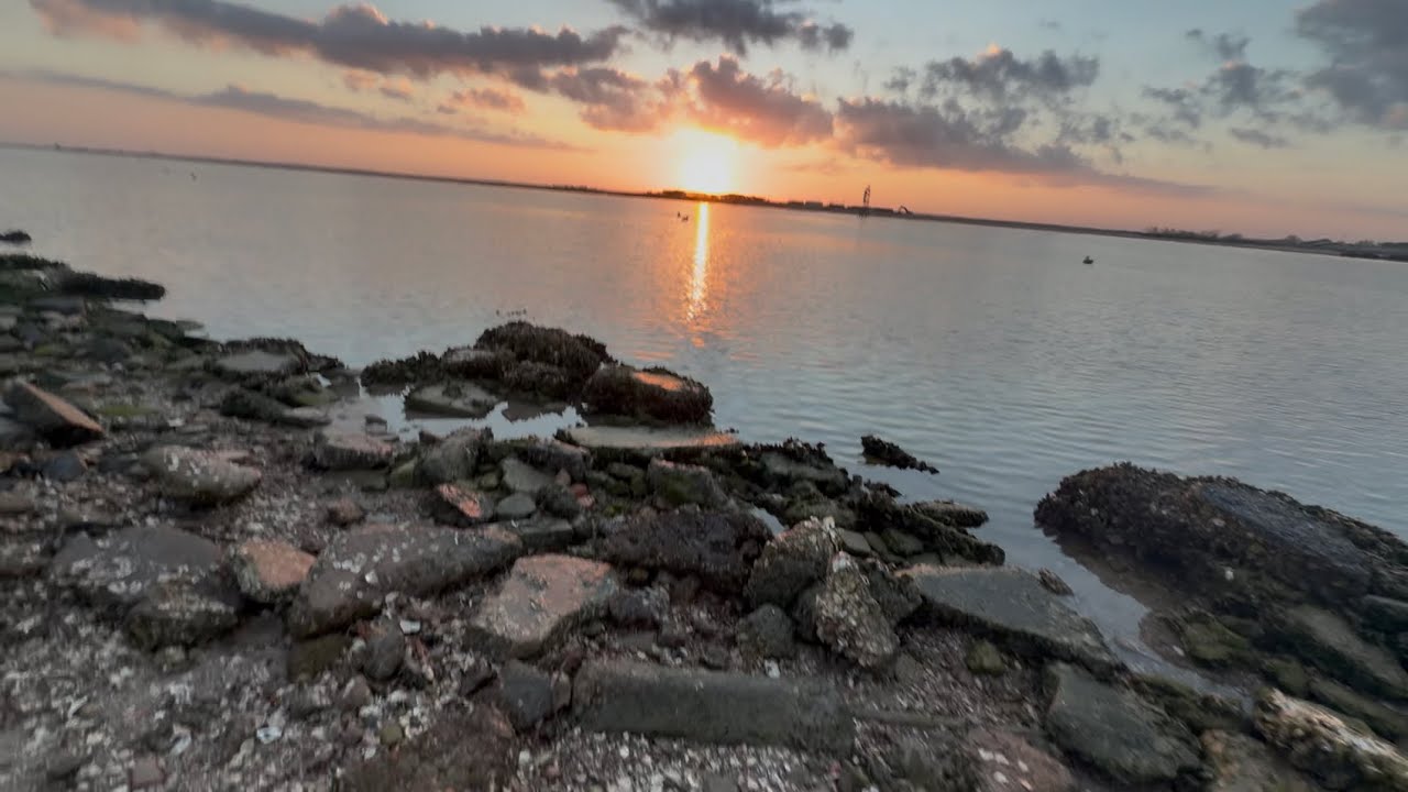 Fish was fighting! Fishing and camping at Brownsville ship channel 