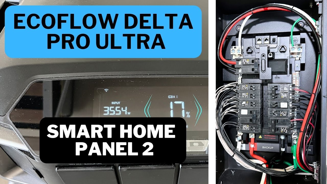 Панель EcoFlow DELTA Pro Ultra + Smart Home 2. Установлена ​​солнечная батарея мощностью 3,2 кВт.