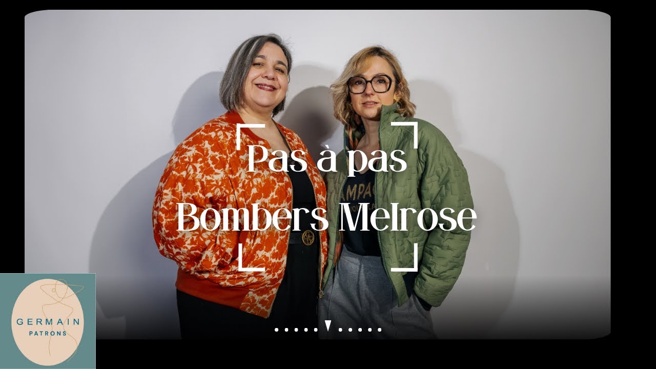Pas à pas couture Bombers Melrose #patroncouture #tutocouture #bombers