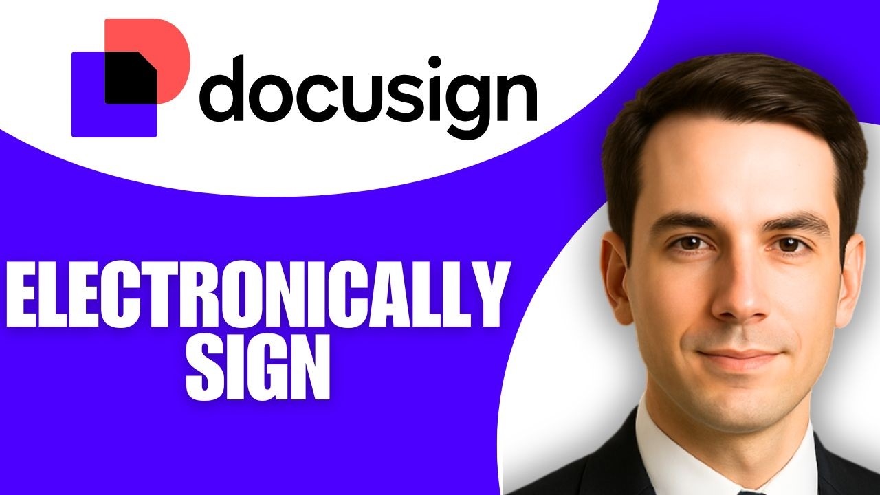 Как поставить электронную подпись на документе с помощью DocuSign