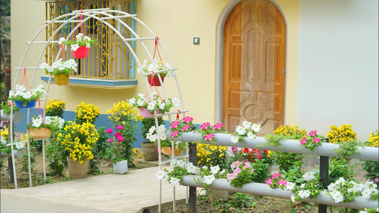 Amazing Gardening idea with PVC pipes  DIY