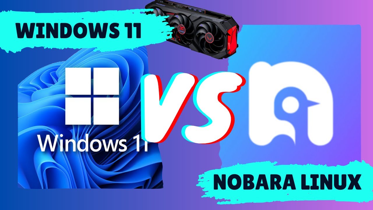 Windows 11 vs Linux Gaming | AMD RDNA4 Benchmark Linux | Nobara | 9070 XT