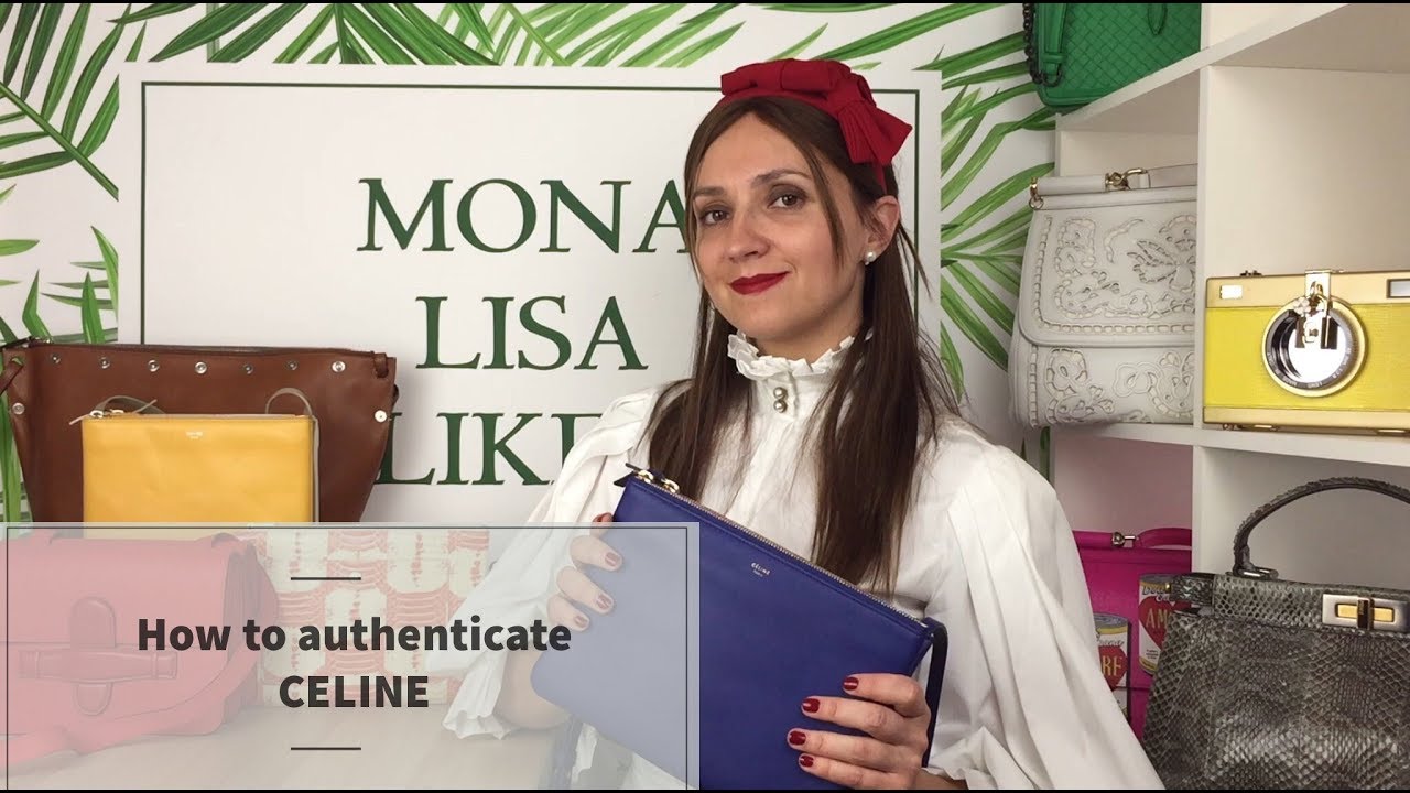 How to spot FAKE vs AUTHENTIC CELINE handbag bag purse Monalisalikes