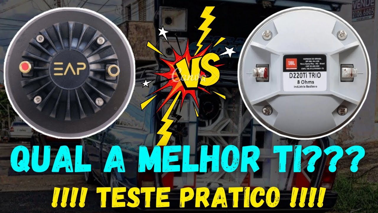 Ti ESTRANHO EAP vs JBL D220Ti TRIO!! QUAL A MELHOR TI???