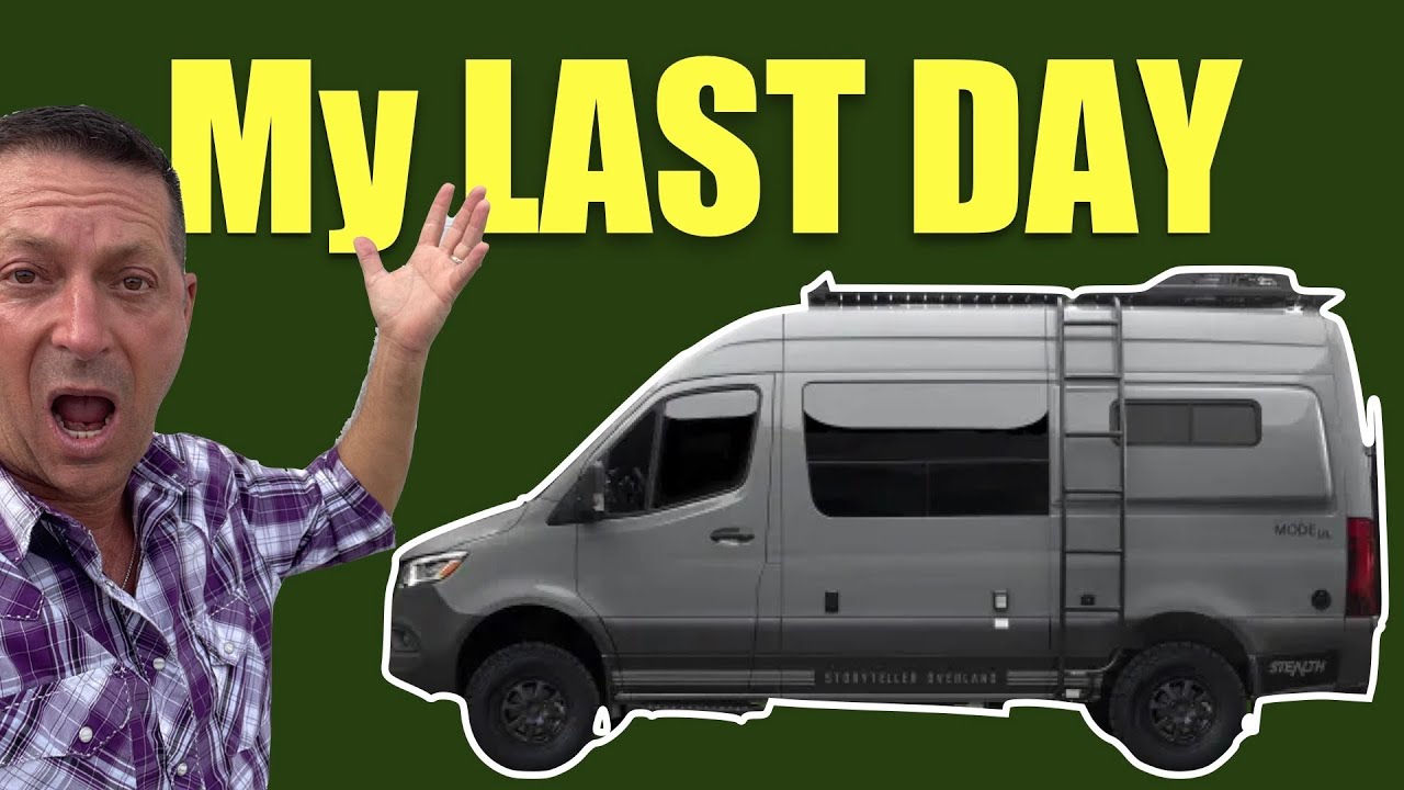 FINAL VANLIFE DAY: Van Shower, Dino Tracks in Storyteller Overland 4x4 Stealth Mode - Colorado 2023
