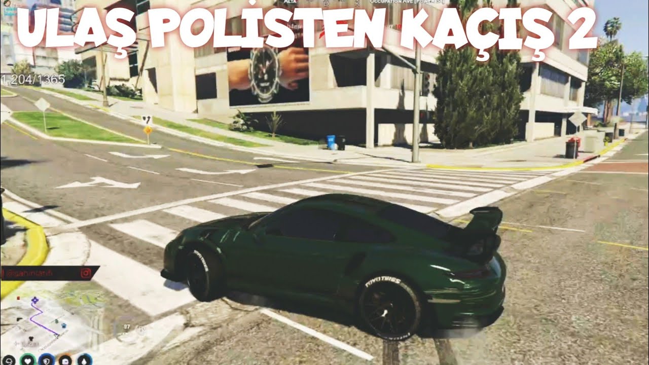 ULAŞ POLİSTEN KAÇIŞ 2 | KAFİ RP GTA V EFSANE KAÇIŞ