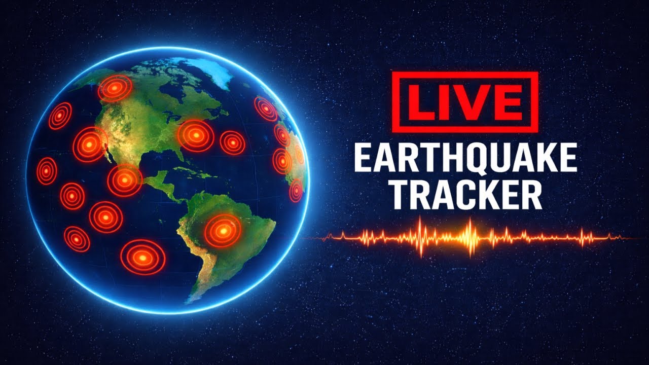 🌍 LIVE Worldwide Earthquake Tracker