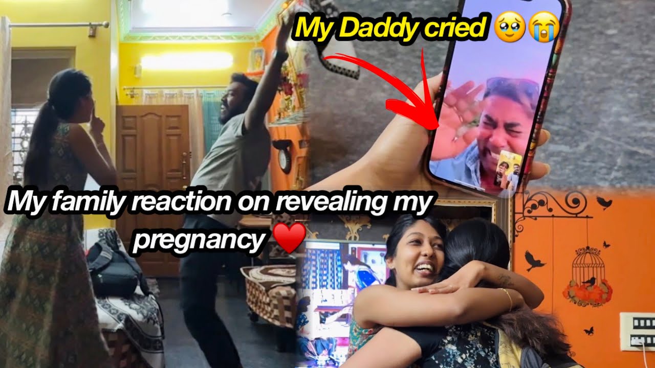Most Awaited family reacting to my pregnancy🥰/#agvlogs #love #pregnancy #funny 