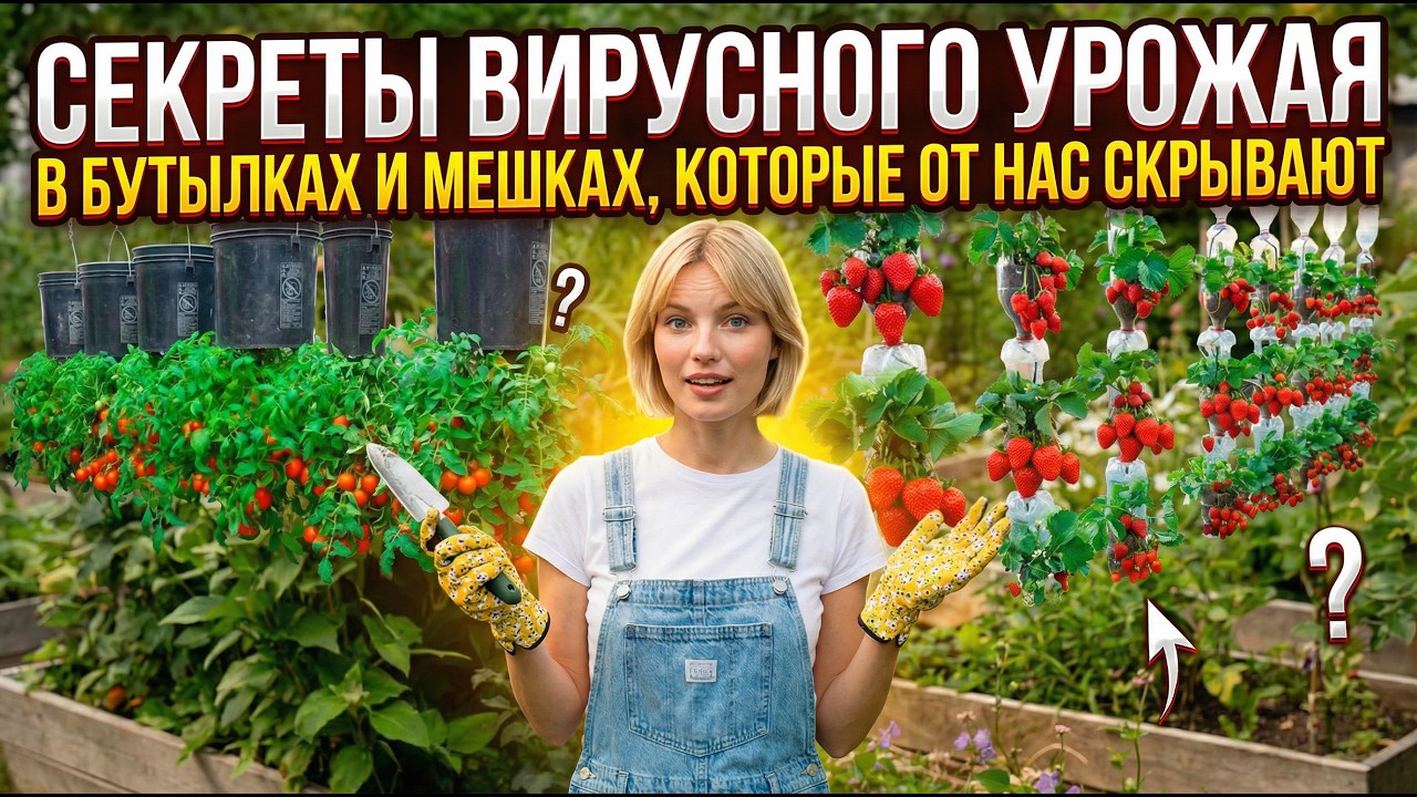Секреты вирусного урожая в бутылках и мешках, которые от нас скрывают.