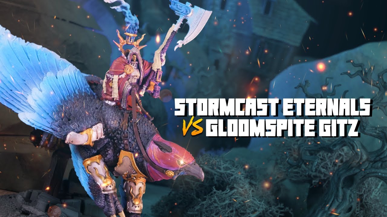 NEW Stormcast Eternals vs Gloomspite Gitz - Scourge of Ghyran Age of Sigmar Battle Report