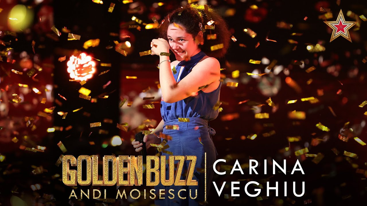 Românii au talent 2023: Carina Veghiu, Golden Buzz-ul lui Andi Moisescu