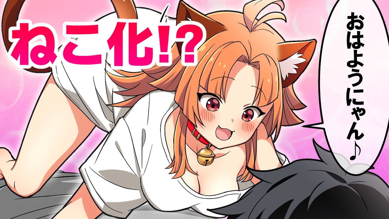 女子が「ねこ化」したらどうなるのか？【アニメ】