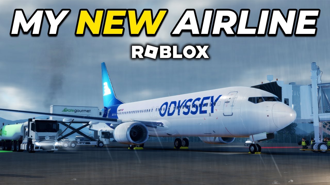 FLYING ON MY NEW ROBLOX AIRLINE!