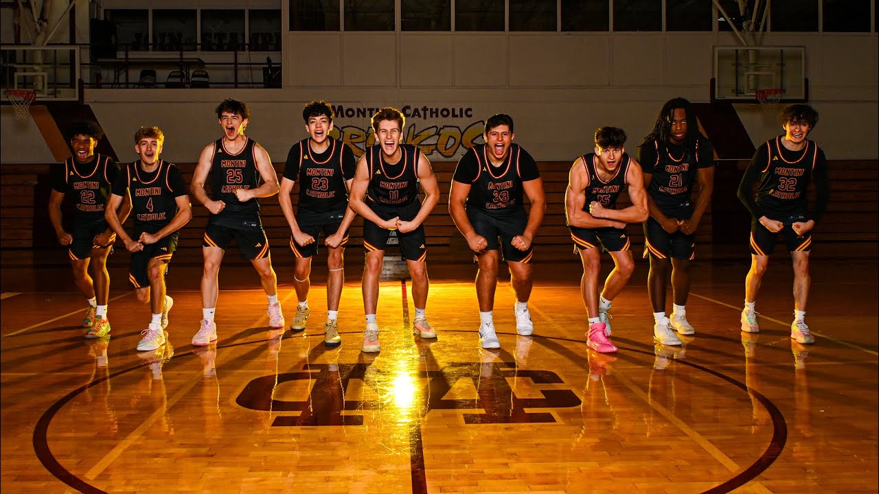 Media Day For  Montini Catholic Boys Basketball Team 