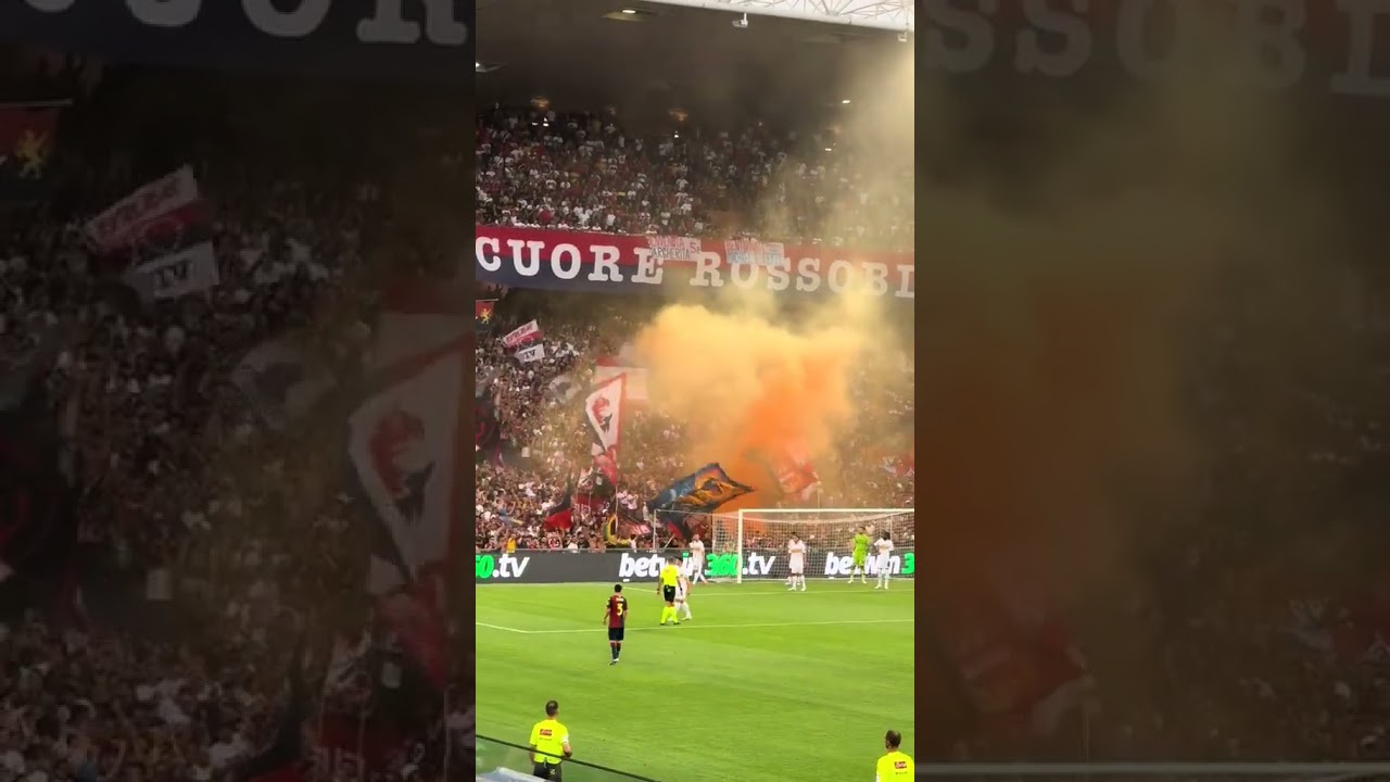 GENOALECCE LO SPETTACOLO DELLA NORD #genoa #shorts