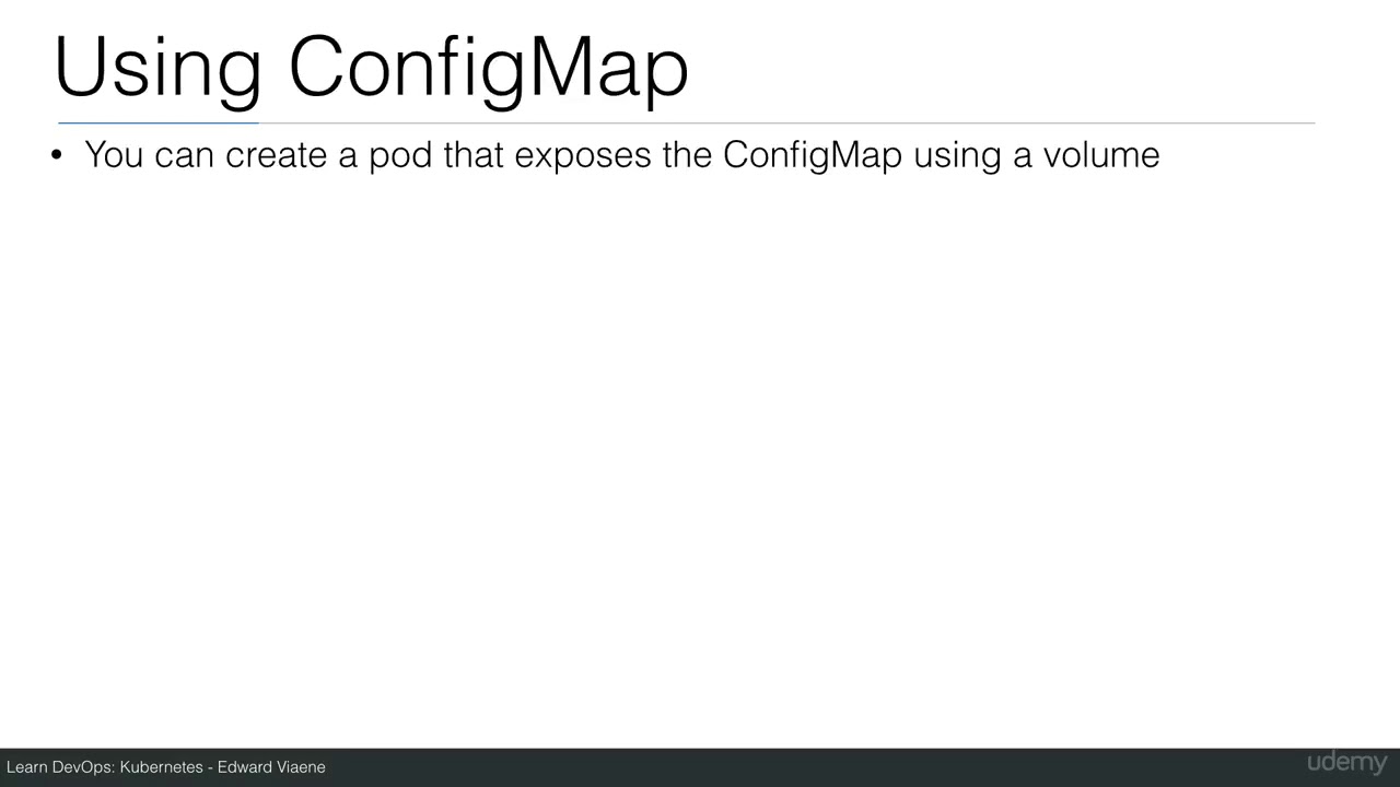 3  ConfigMap