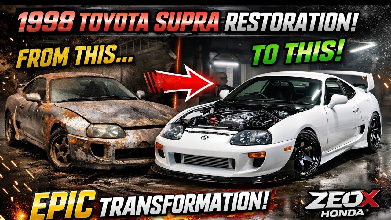 1998 Toyota Supra Restoration | Full zeoxhonda Rebuild From Rust to #ToyotaSupra #ZeoxHonda