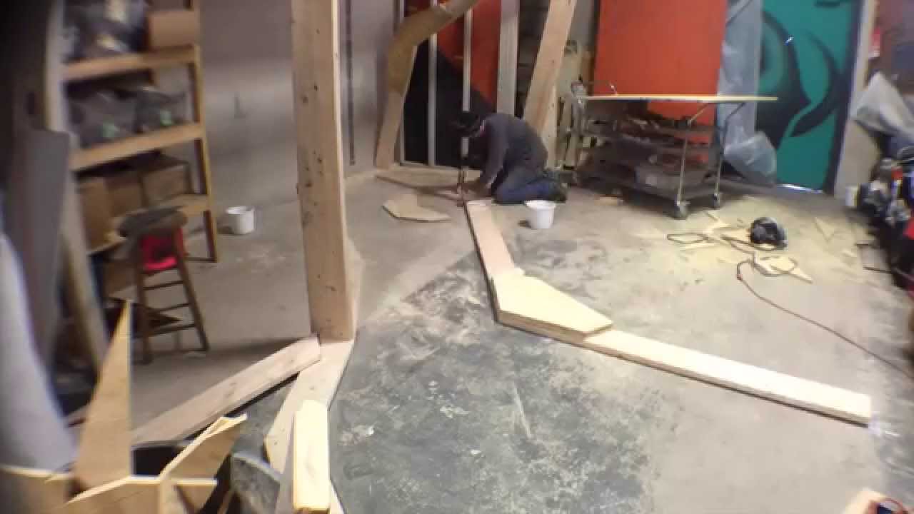 Cool Climbing Wall Build - The TimeLapse