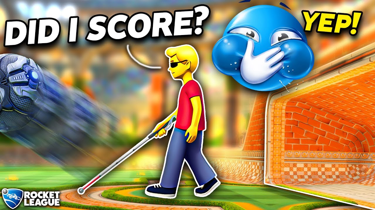Rocket League, but you don't know if you scored