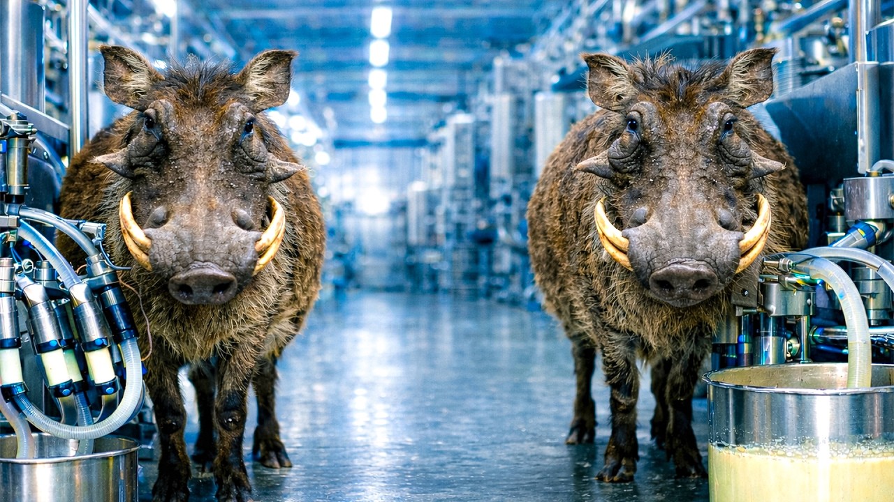 Warthog Milk Factory?! Inside the Most Unusual Dairy Process