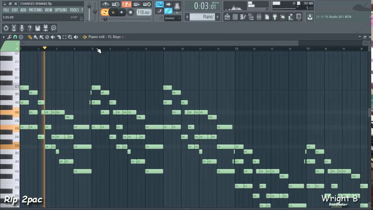 2pac - Changes - REMAKE FL Studio 12