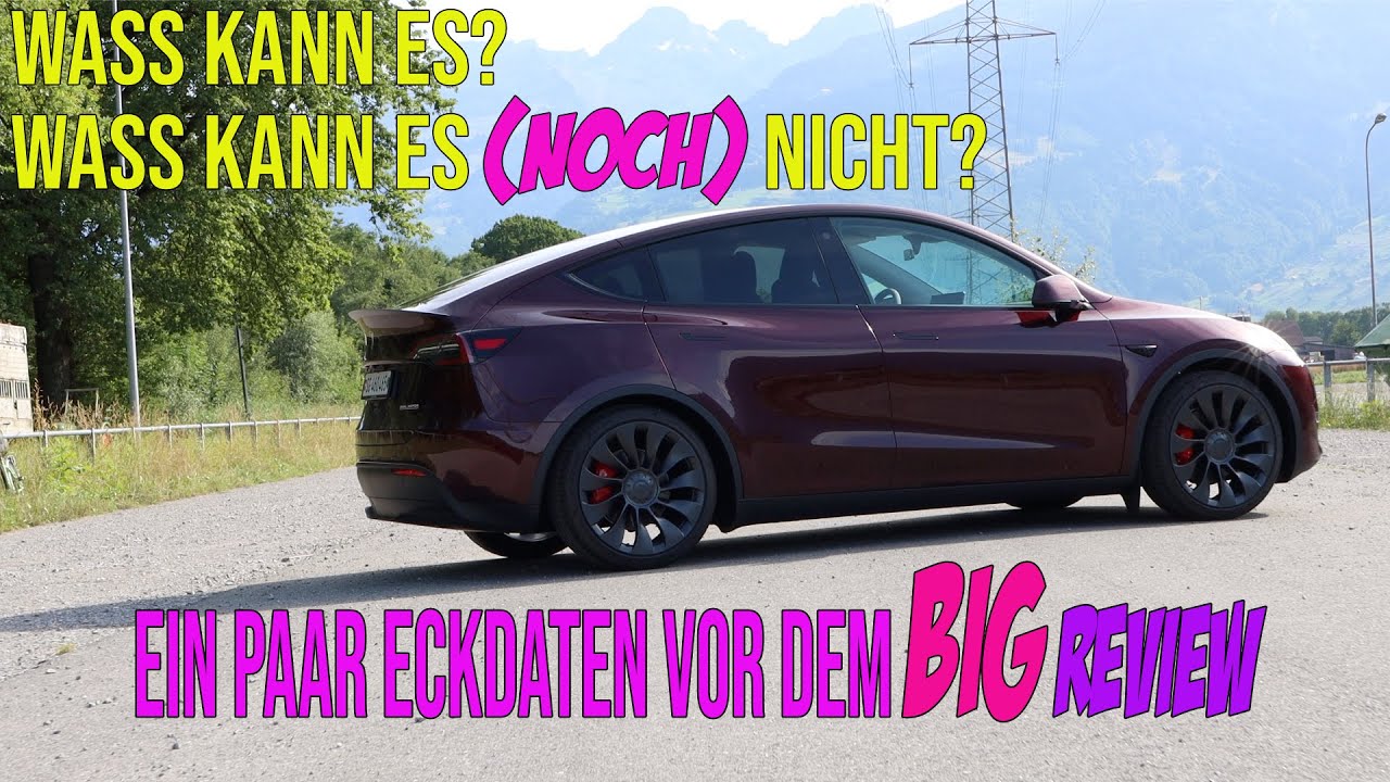 preVIEW - Tesla Model Y Performance Midnight Cherry Red [4K]