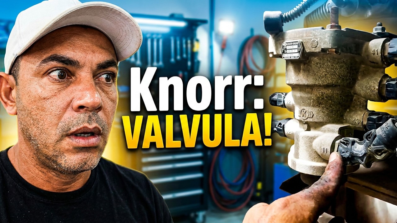 Valvula distribuidora desmontagem pega avisao dos caminhoes e onibus