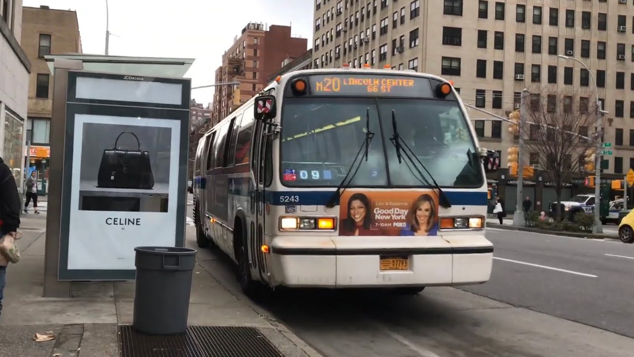 Lincoln Center-66th St Bound 1999 Novabus RTS 5243 M20 Bus From 23rd St To 30th St