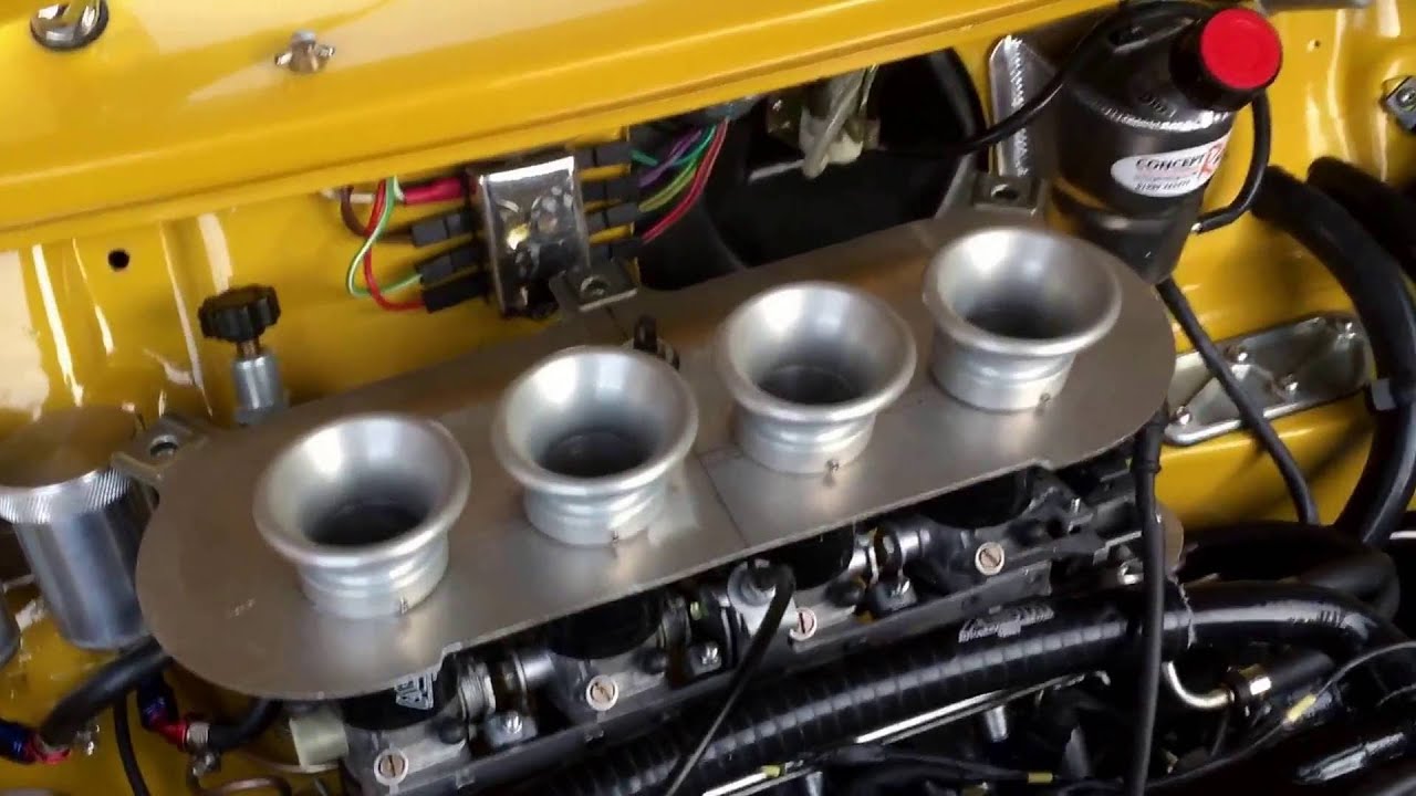 Nissan cga3de in a mini on bike throttle bodies
