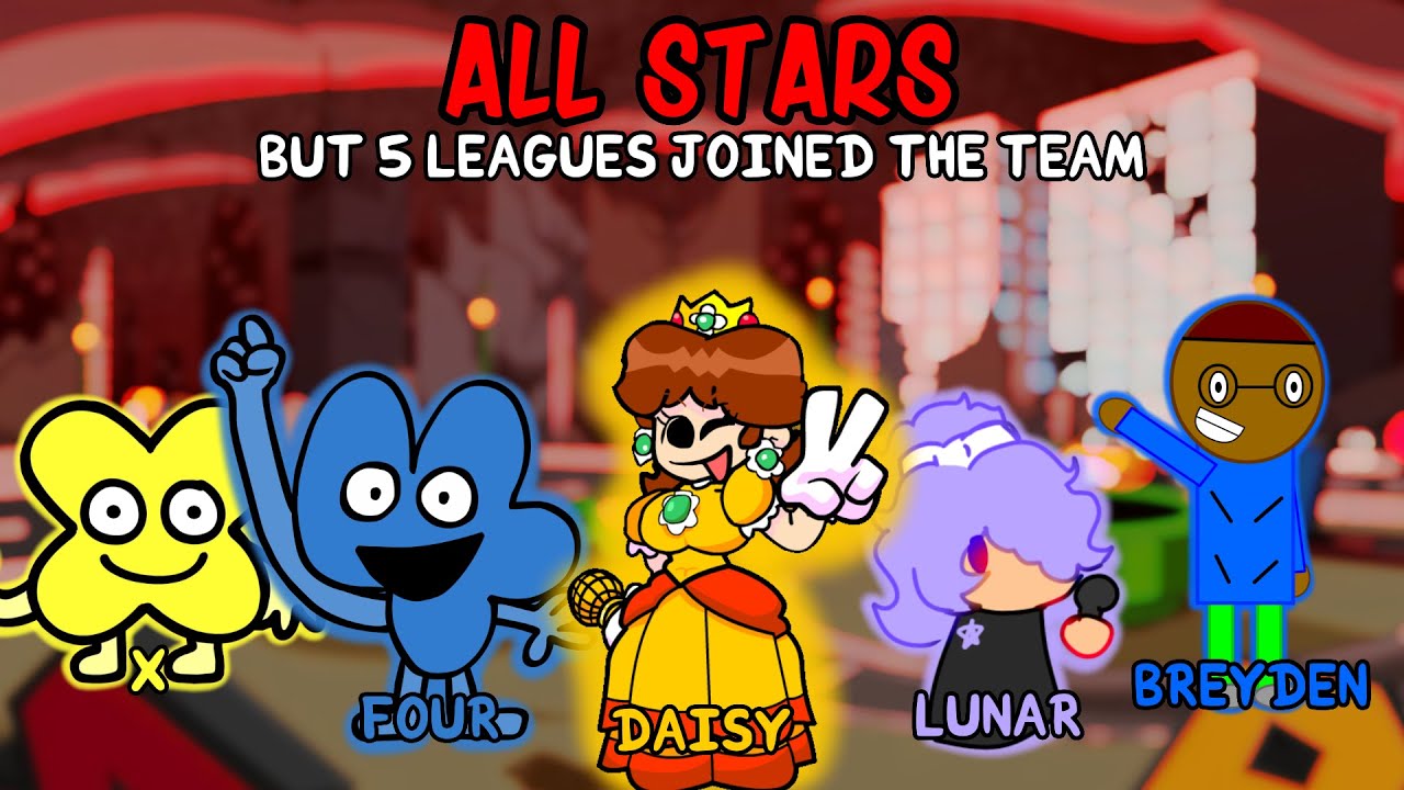 Players 45-49 joined the game! FNF All-Stars but 5 Leagues join the game