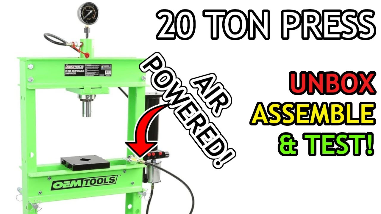 OEM Tools 20 Ton Hydraulic Press (25087)