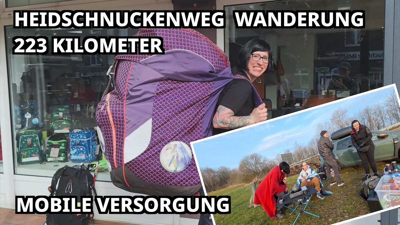 Heidschnuckenweg 223 Kilometer - mobiler Verpflegungsposten