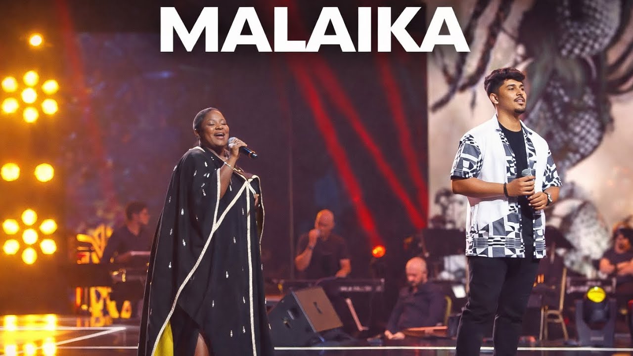 THANDISWA MAZWAI & AKRAM ARFI ( MALAIKA ) ألحان و شباب 