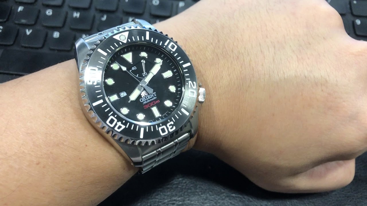 Orient 300M Pro Saturation Diver SEL0200 - on the wrist