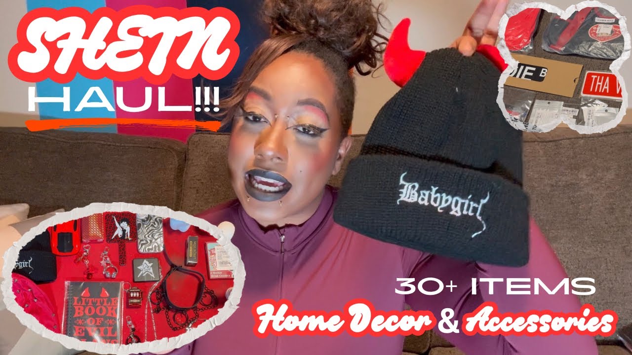 SHEIN HAUL for the RED Girlys♥️ | Home Decor & Accessories | 30+ Items | Red Aesthetic