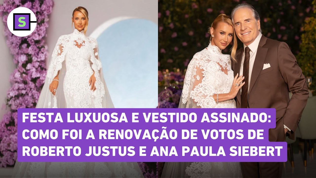 Ana Paula usa vestido de estilista de Beyoncé para renovar votos com Justus