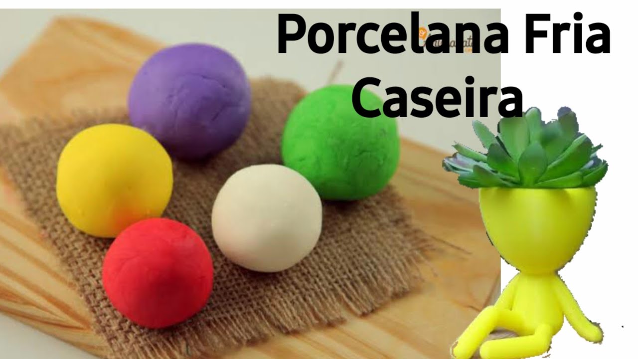 Porcelana Fria feita com cola caseira/Não vai ao fogo